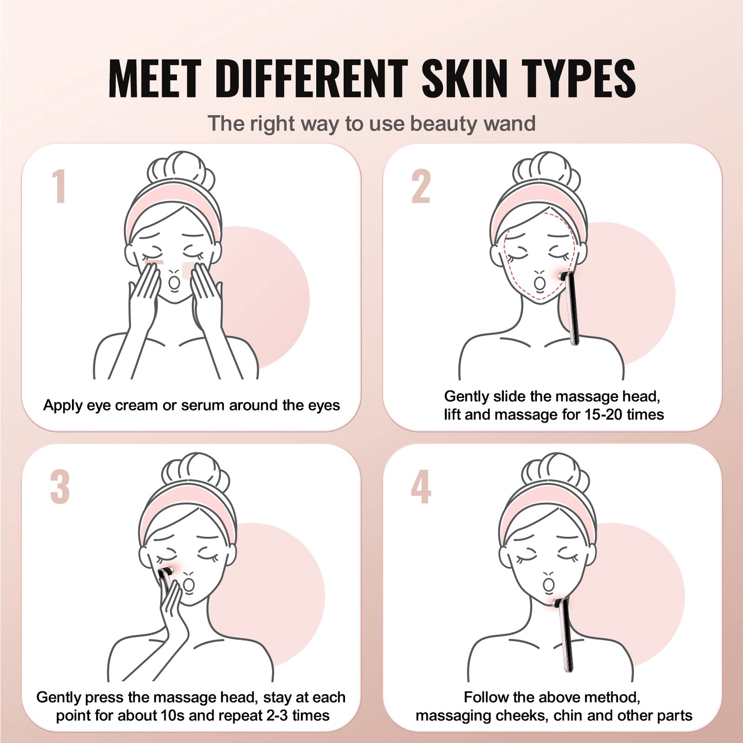 3-in-1 Red Light Therapy Wand